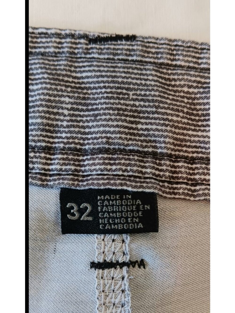 O'Neill Hybrid Board Shorts 32 Gray Black Zipper Pockets Men's Swimsuit - Picture 12 of 13